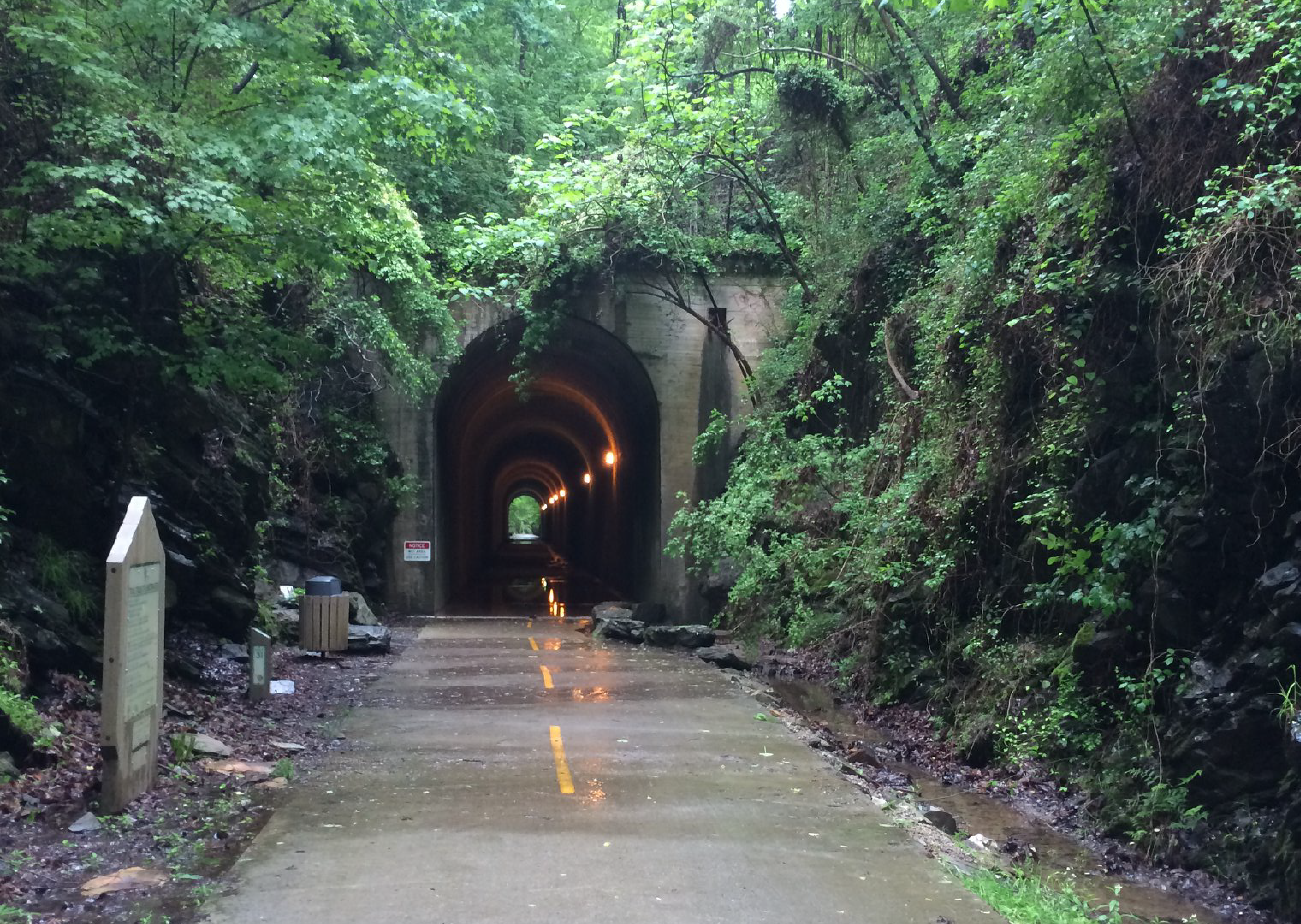 tunnel from Day 1 of the event